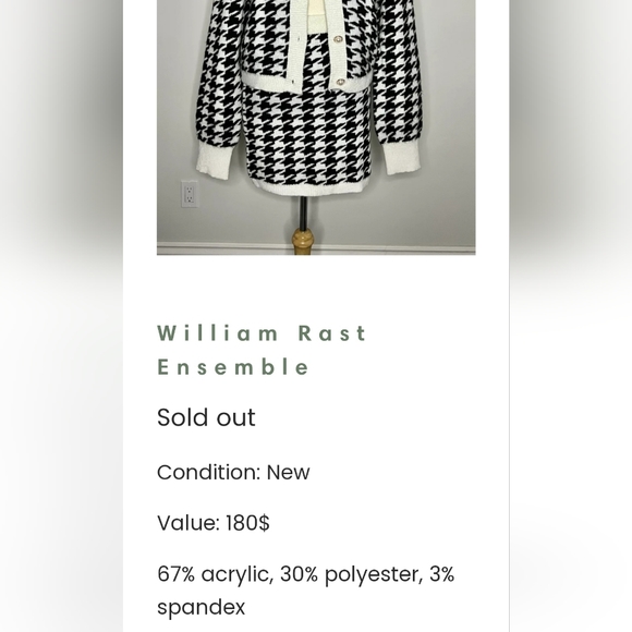 William Rast Ensemble - size S - Picture 7 of 7